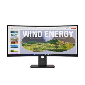 Monitor Lenovo ThinkVision T34WD-40 — 34" WQHD Curvo VA, Wi-Fi 6E