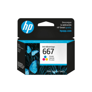 Cartucho HP 667 Tri-color — Original