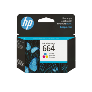 Cartucho de Tinta HP 664 Tricolor — Para Impresoras