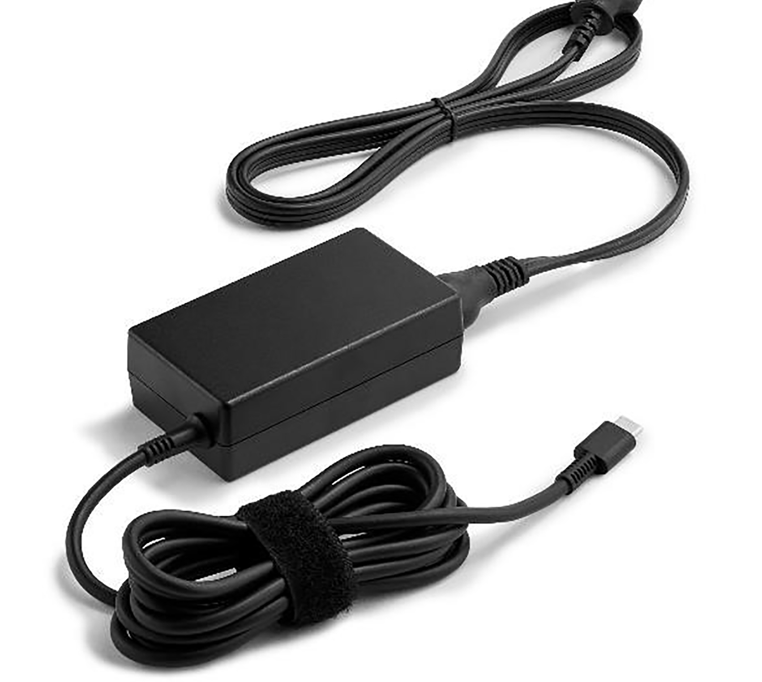 Adaptador de Poder USB-C 65W Poly — Kit de Cargador y Cuerda, Negro